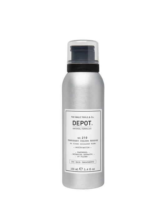 Depot NO. 210 TEMPORARY COLOUR MOUSSE ANTHRACITE 100ML
